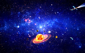 宇宙星空太阳系