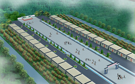 居民点新建效果图