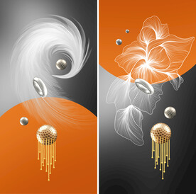 装饰画 晶瓷画 抽象画