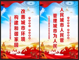 城市管理海报