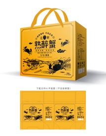 熟醉蟹包装