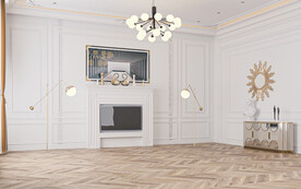 欧式客厅场景沙发空景