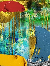抽象油画