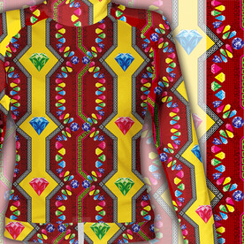 大牌数码印花高清分层