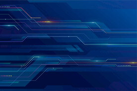 蓝色科技感背景