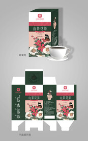 山茶花茶包装盒