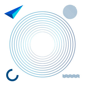 几何装饰渐变元素