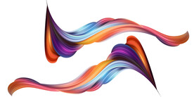 抽象几何装饰线条