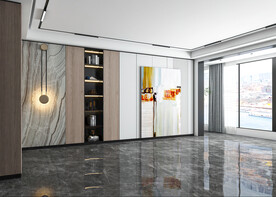 现代轻奢客厅场景