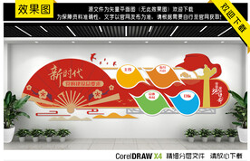 新时代党的建设总要求文化墙