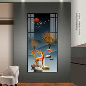 抽象客厅玄关装饰画卧室挂画