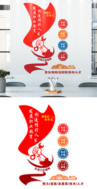 职业教育学校文化墙