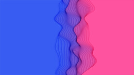 渐变色剪纸效果背景