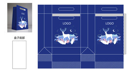 包装纸袋平面图