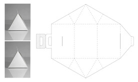 包装纸袋平面图