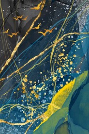 抽象玄关艺术画