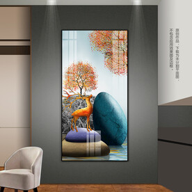 石来运转客厅玄关卧室装饰画挂画