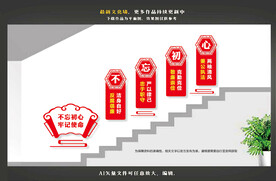 党建楼梯文化墙