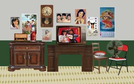 最新爆款港式茶餐厅霓虹灯背景墙