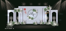 银灰色高端婚礼 