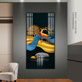 轻奢装饰画客厅玄关挂画床头画