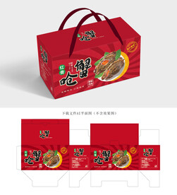 红膏呛蟹包装