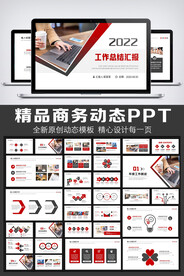 2022年终总结汇报PPT模板