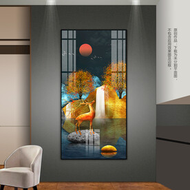 轻奢床头画玄关装饰画客厅挂画