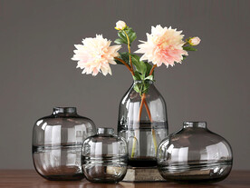 装饰画 花瓶 粉色花朵