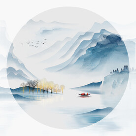 装饰画 抽象画 新中式