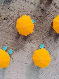 装饰画 抽象画 伞