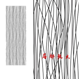 高清分层透明底平开门打印