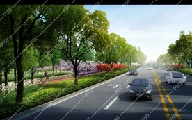 城市道路生态海绵城市