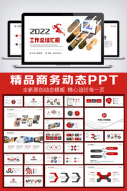 2022年终总结汇报PPT模板