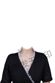 证件照黑色便装