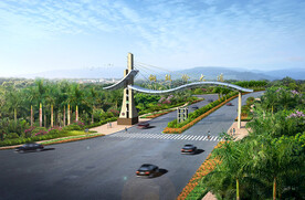 公路入口大门景观