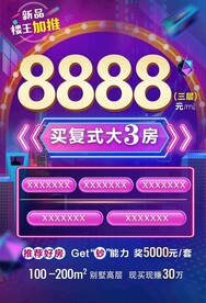 地产价格双十二海报