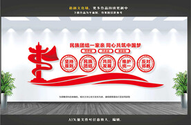 民族团结文化墙