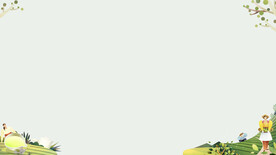 插画风乡间田野农产品农田农庄背