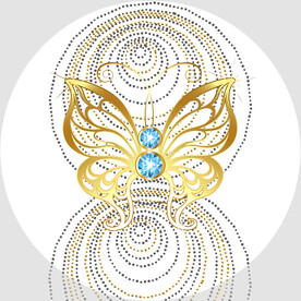 装饰画 晶瓷画 蝴蝶