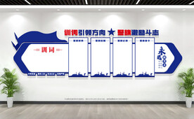 公安训词警营文化墙