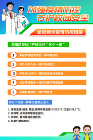 学校防疫海报
