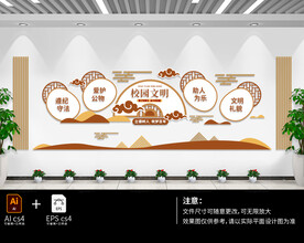 校园文明文化墙