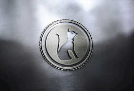 品牌logo高级金属质感样机