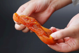 柿饼柿霜糖心流心柿饼特写