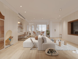 现代 轻奢 家居 客厅 设计 