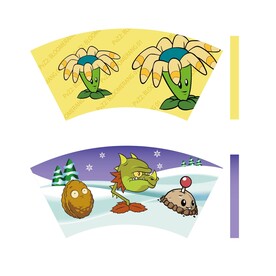 植物大战僵尸陶瓷杯子花纸