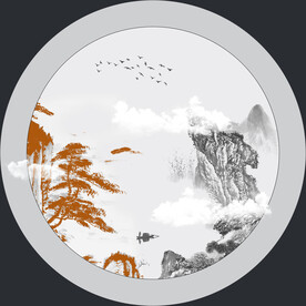 新中式轻奢山水画