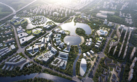 城市规划鸟瞰图