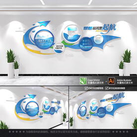 励志企业文化墙